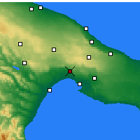 Nearby Forecast Locations - Massafra - Map