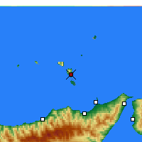 Nearby Forecast Locations - Lipari - Map