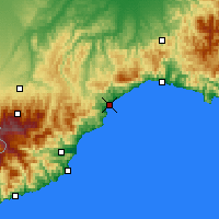 Nearby Forecast Locations - Savona - Map