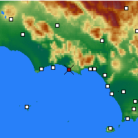 Nearby Forecast Locations - Sperlonga - Map