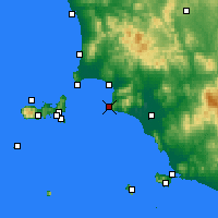 Nearby Forecast Locations - Punta Ala - Map