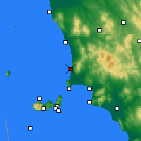 Nearby Forecast Locations - San Vincenzo - Map