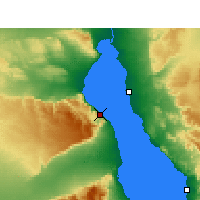 Nearby Forecast Locations - Wade El Dom Marina - Map
