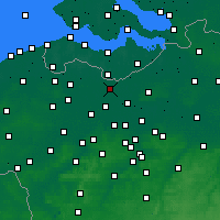 Nearby Forecast Locations - Wachtebeke - Map