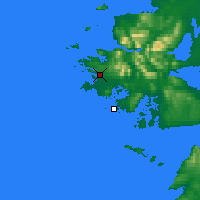 Nearby Forecast Locations - Clifden - Map