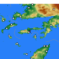 Nearby Forecast Locations - Datça - Map