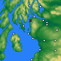 Nearby Forecast Locations - Inverkip - Map