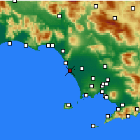 Nearby Forecast Locations - Castel Volturno - Map