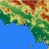 Nearby Forecast Locations - Formia - Map