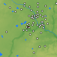 Nearby Forecast Locations - Eden Prairie - Map