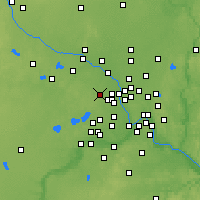 Nearby Forecast Locations - Maple Grove - Map