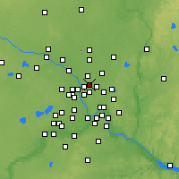 Nearby Forecast Locations - Mounds View - Map
