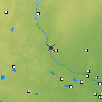 Nearby Forecast Locations - Sauk Rapids - Map