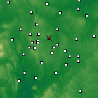 Nearby Forecast Locations - Sutton Coldfield - Map