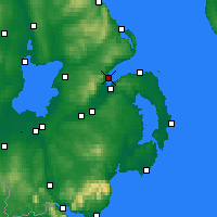 Nearby Forecast Locations - Newtownabbey - Map