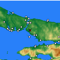 Nearby Forecast Locations - Ataşehir - Map