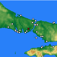 Nearby Forecast Locations - Eyüp - Map