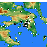 Nearby Forecast Locations - Keratsini - Map