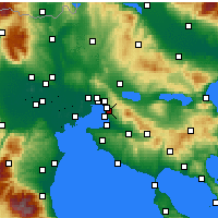 Nearby Forecast Locations - Pylaia - Map