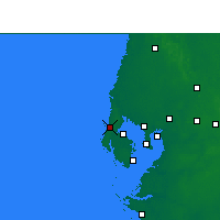 Nearby Forecast Locations - Clearwater - Map