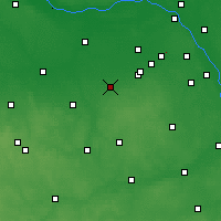 Nearby Forecast Locations - Żyrardów - Map