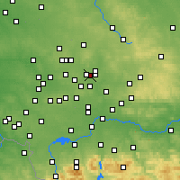 Nearby Forecast Locations - Będzin - Map