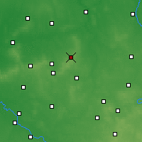 Nearby Forecast Locations - Ostrzeszów - Map