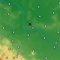 Nearby Forecast Locations - Wołów - Map