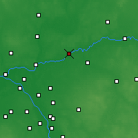 Nearby Forecast Locations - Wyszków - Map