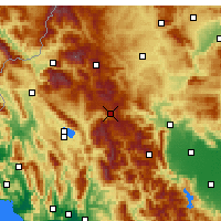 Nearby Forecast Locations - Metsovo - Map
