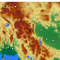 Nearby Forecast Locations - Pertouli - Map