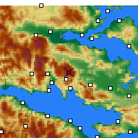 Nearby Forecast Locations - Mount Parnassus - Map