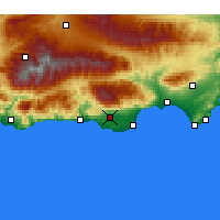 Nearby Forecast Locations - El Ejido - Map