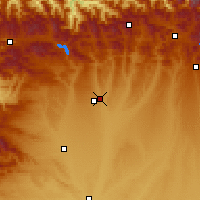 Nearby Forecast Locations - San Andrés del Rabanedo - Map