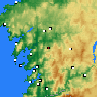 Nearby Forecast Locations - A Estrada - Map