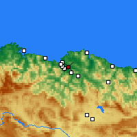 Nearby Forecast Locations - Erandio - Map