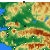 Nearby Forecast Locations - Turgutlu - Map