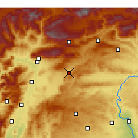 Nearby Forecast Locations - Pazarcık - Map