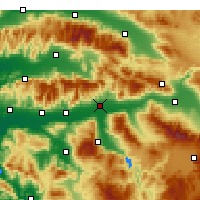 Nearby Forecast Locations - Nazilli - Map