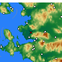 Nearby Forecast Locations - Menemen - Map