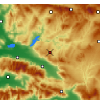 Nearby Forecast Locations - Kula - Map