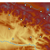 Nearby Forecast Locations - Kozluk - Map