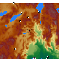 Nearby Forecast Locations - Bucak - Map