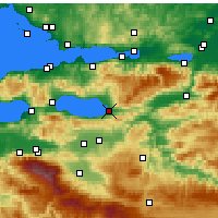Nearby Forecast Locations - İznik - Map
