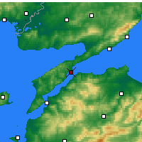 Nearby Forecast Locations - Gelibolu - Map