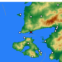 Nearby Forecast Locations - Assos - Map