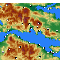 Nearby Forecast Locations - Galaxidi - Map