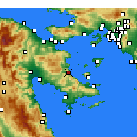 Nearby Forecast Locations - Archea Epidavros - Map