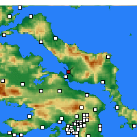 Nearby Forecast Locations - Nea Artaki - Map