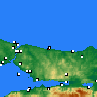 Nearby Forecast Locations - Hacikasim - Map